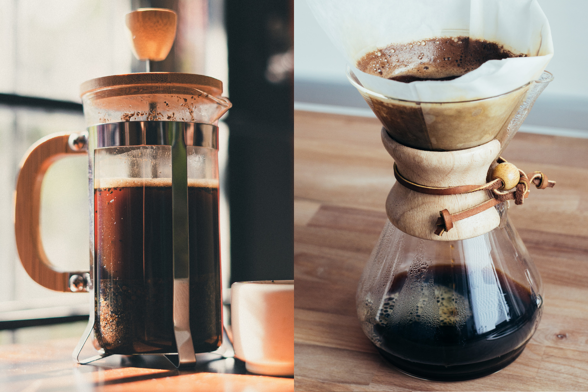 French press vs. pour over